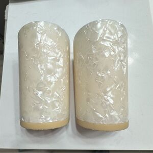 Pashion Footwear 4” Block Heel, Size 9-11 - Mother of Pearl